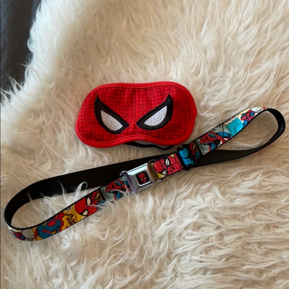 Kids Spider-Man Belt and Eye Mask